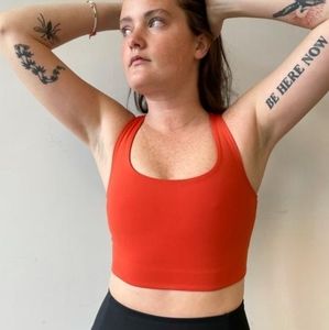 Girlfriend Collective Paloma Bra in Tart